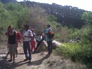 Group hike